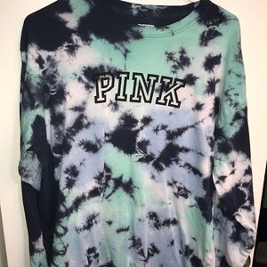 PINK tie dye sweatshirt. Perfect condition